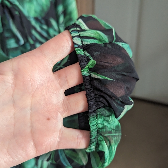 Shein Tropical Tie Cover-up - Picture 2 of 4